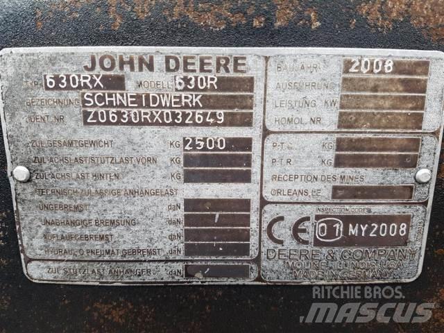 John Deere 30 Lisavarustus ja komponendid