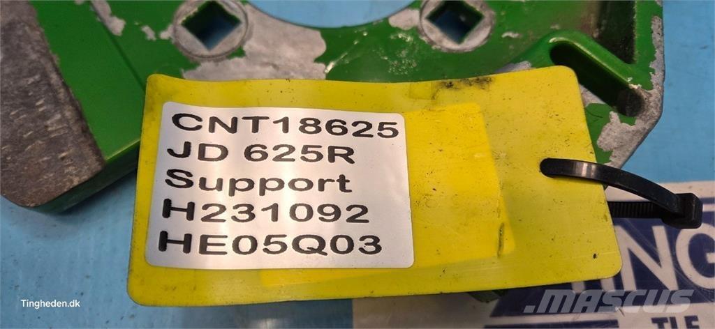 John Deere 625R Lisavarustus ja komponendid