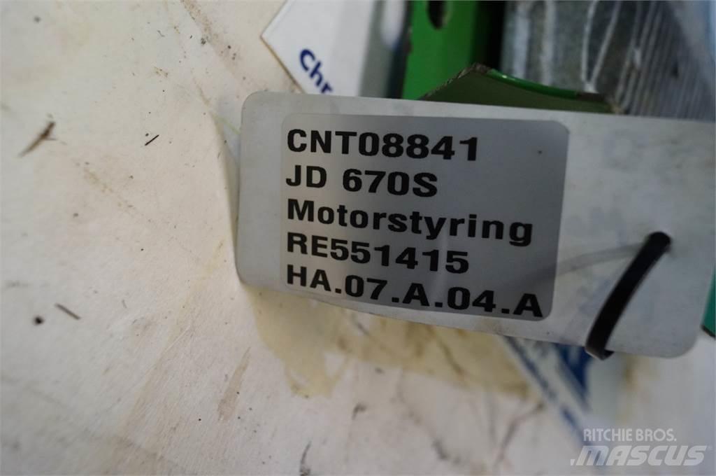 John Deere 670S Elektroonikaseadmed