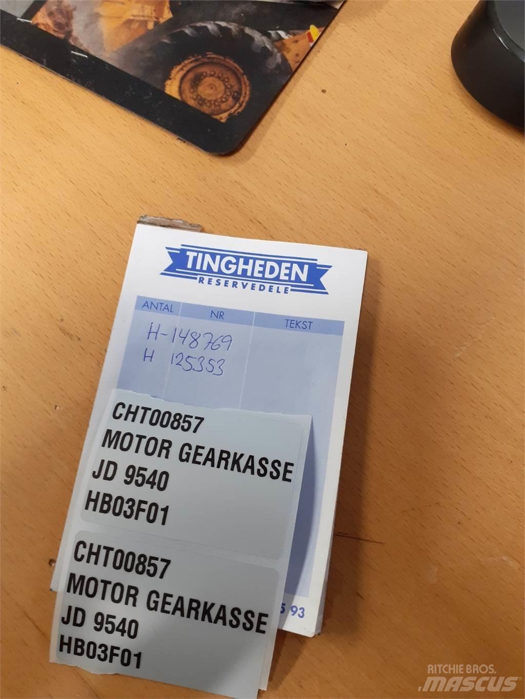 John Deere 9540 Ülekandemehhanism