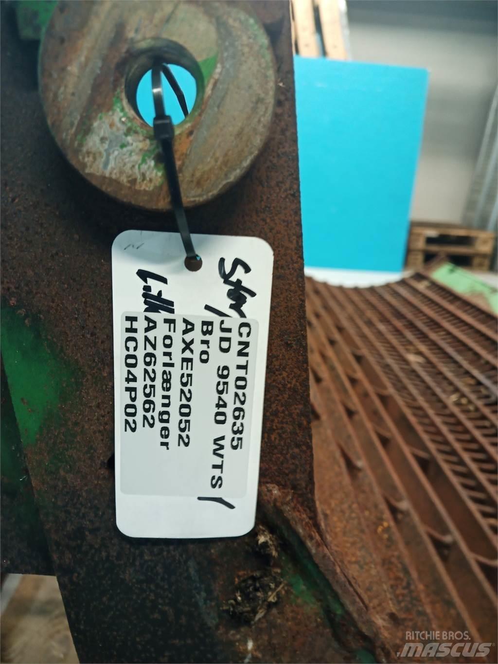 John Deere 9540 Lisavarustus ja komponendid