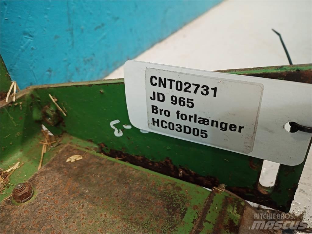 John Deere 965 Lisavarustus ja komponendid