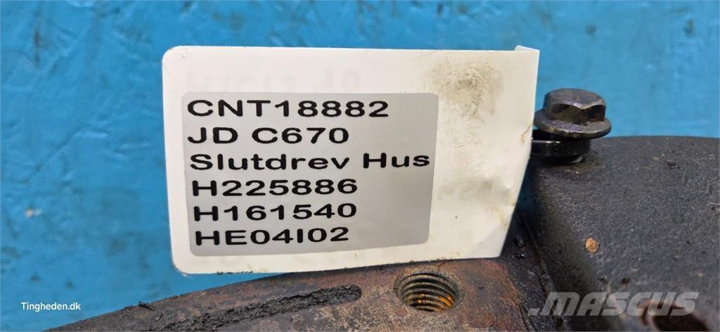 John Deere C670 Lisavarustus ja komponendid