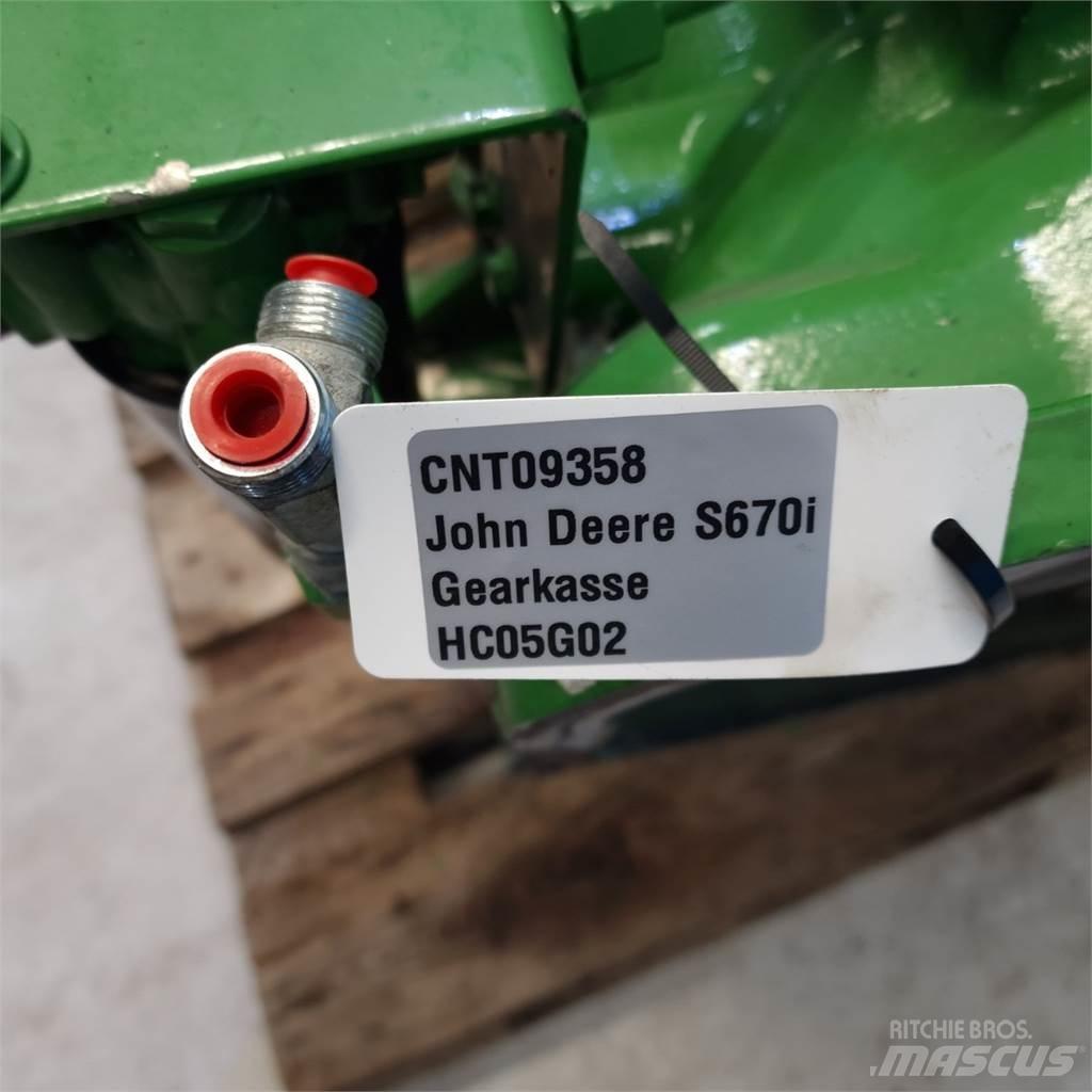 John Deere S670 Ülekandemehhanism