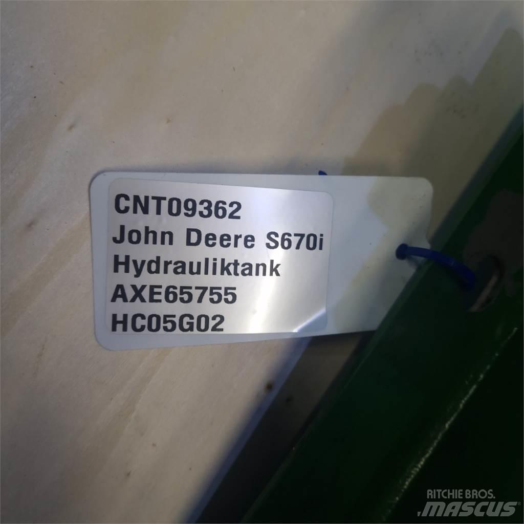 John Deere S670 Hüdraulika