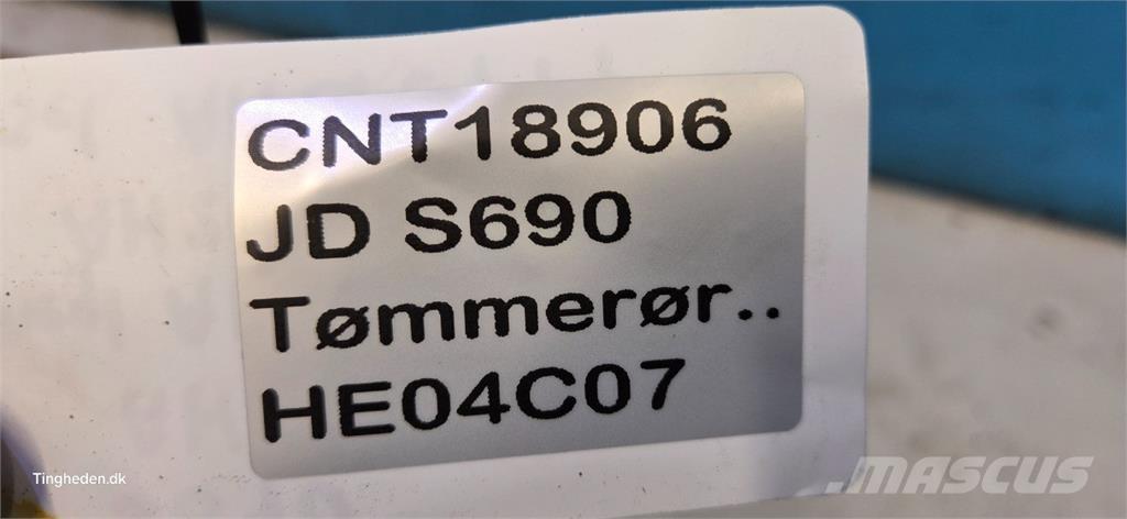 John Deere S690 Lisavarustus ja komponendid