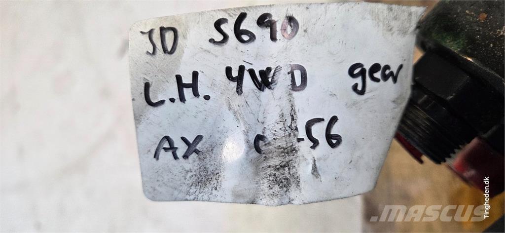 John Deere S690 Lisavarustus ja komponendid