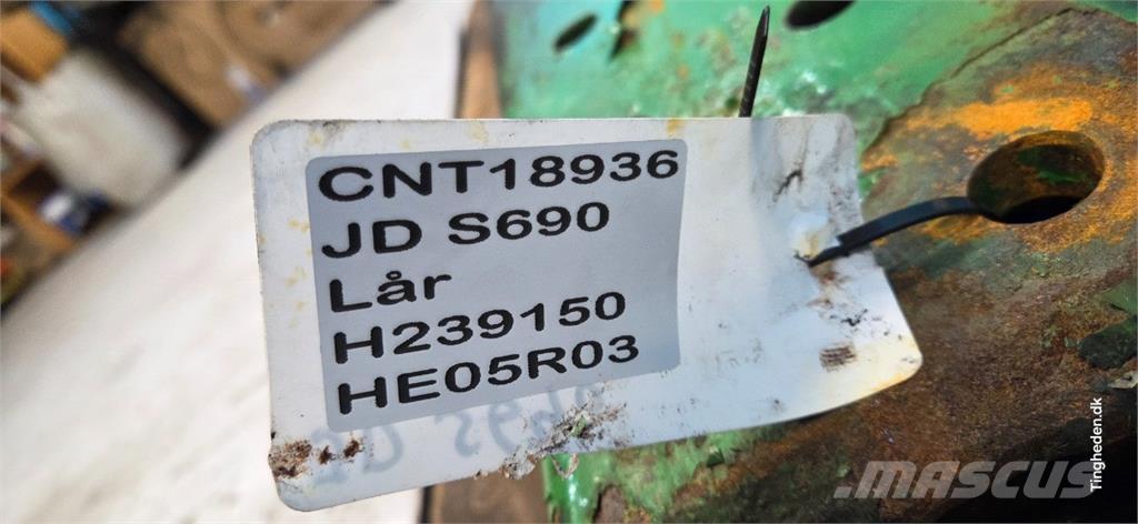 John Deere S690 Lisavarustus ja komponendid