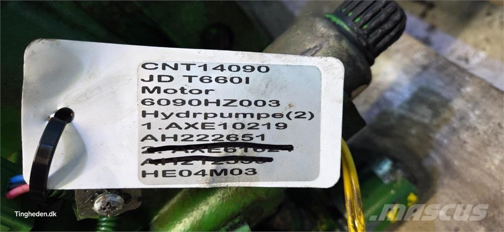 John Deere T660 Hüdraulika