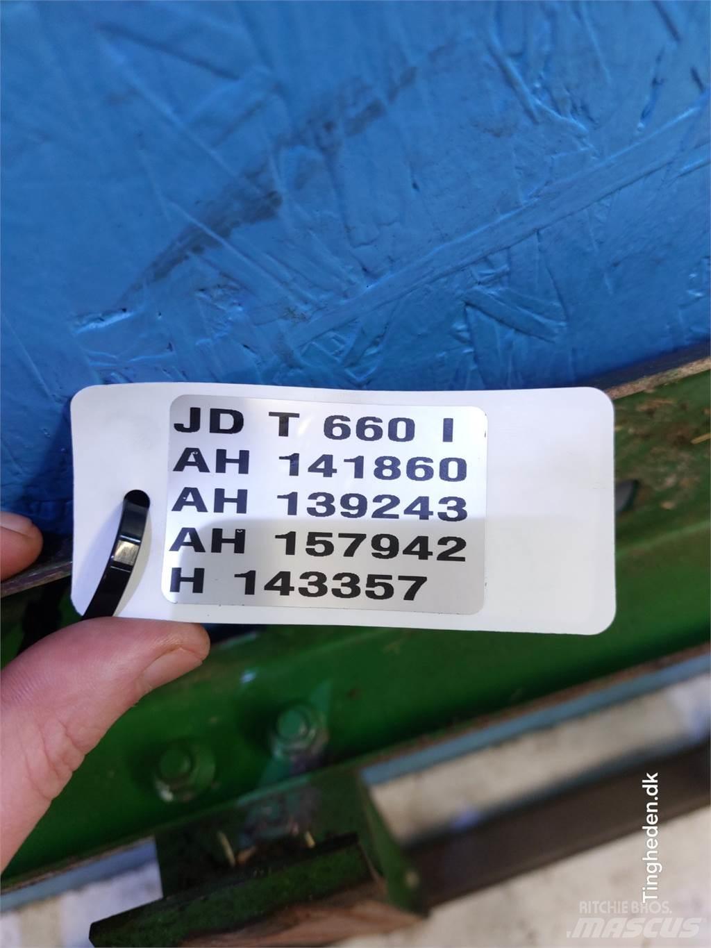John Deere T660I Lisavarustus ja komponendid