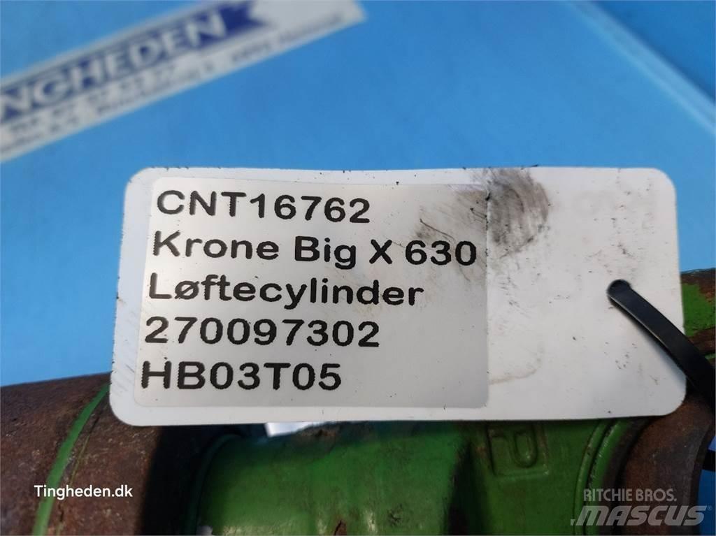 Krone Big X 630 Silo- ja heinavarumise tehnika tarvikud