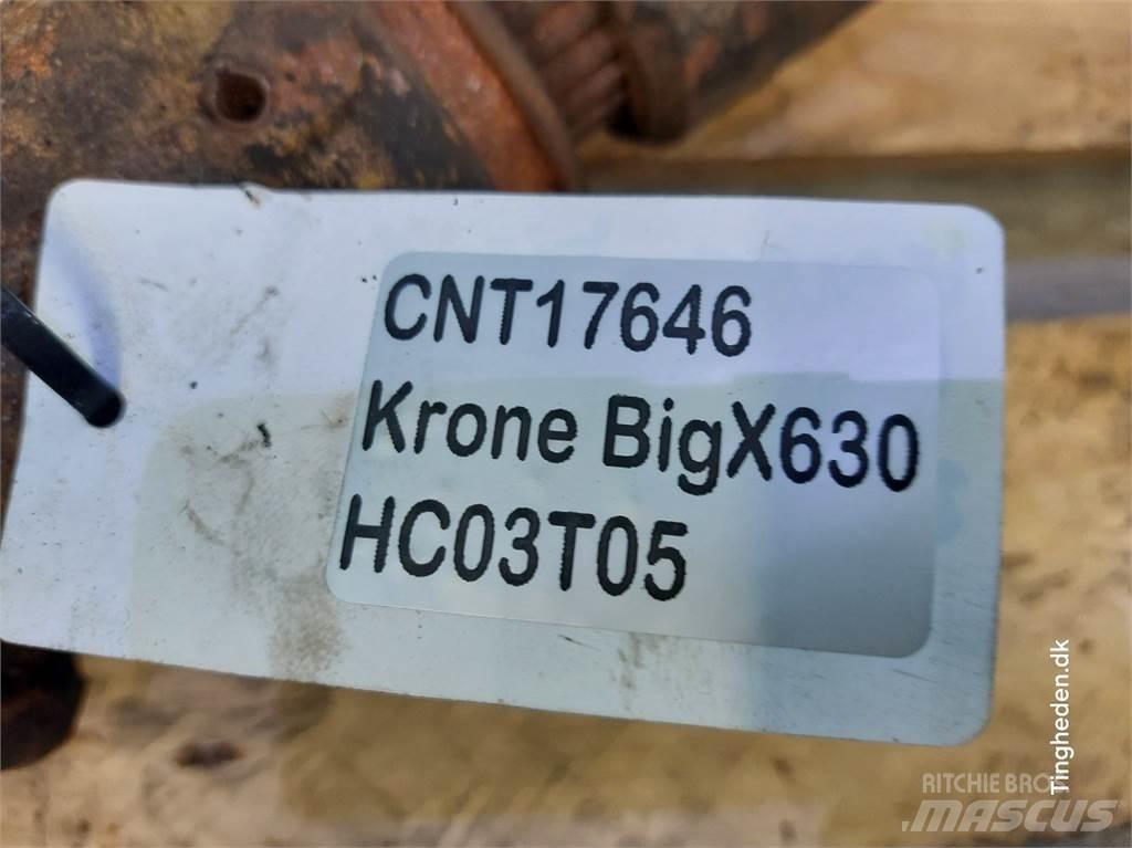 Krone Big X 630 Silo- ja heinavarumise tehnika tarvikud