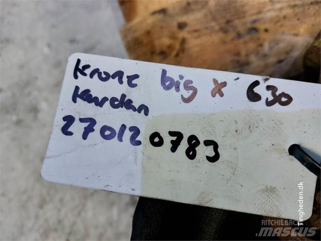 Krone Big X 630 Silo- ja heinavarumise tehnika tarvikud