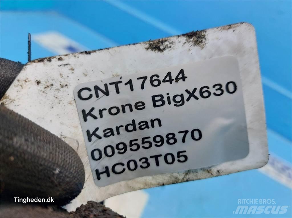 Krone Big X 630 Silo- ja heinavarumise tehnika tarvikud