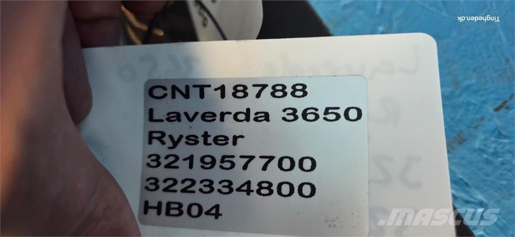 Laverda 3650 Lisavarustus ja komponendid