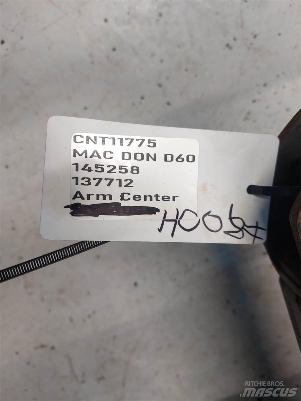 MacDon D60 Lisavarustus ja komponendid