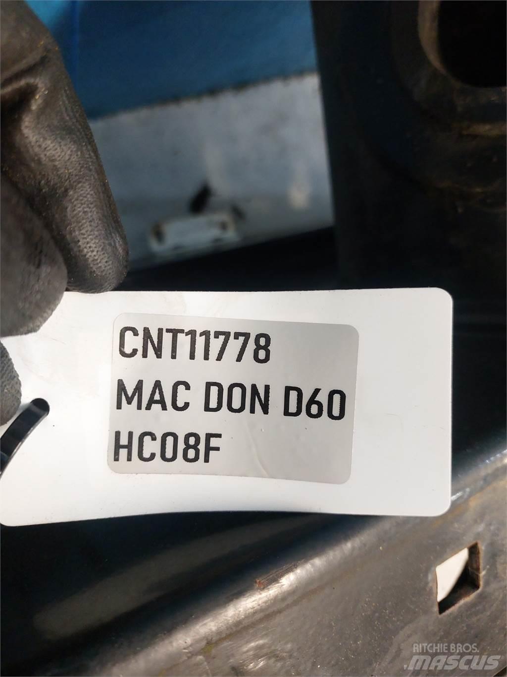 MacDon D60 Lisavarustus ja komponendid