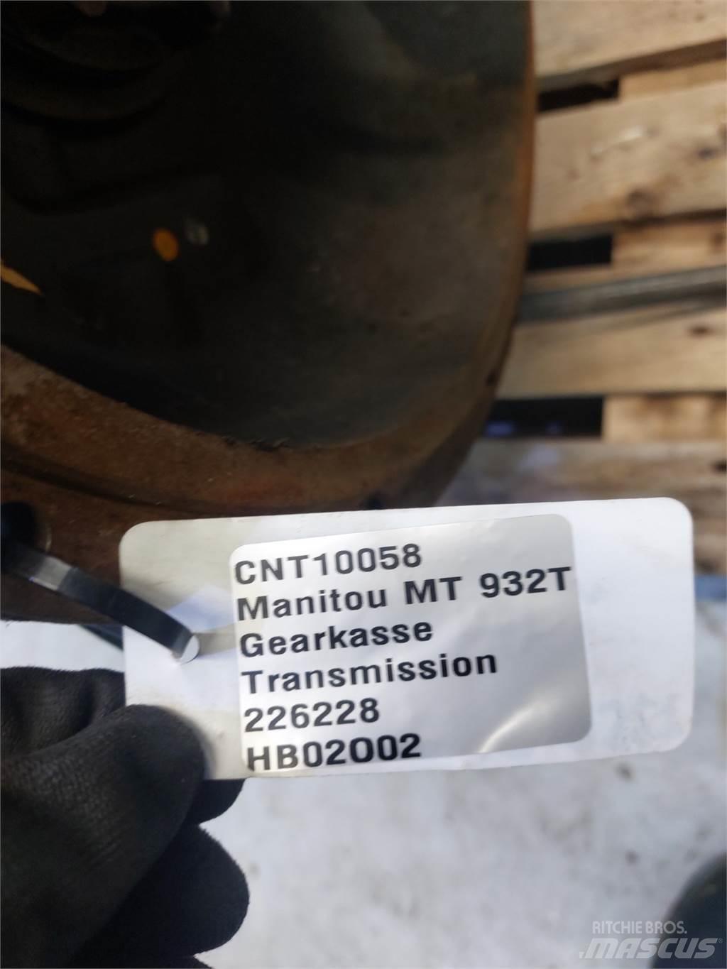 Manitou MT 932 Ülekandemehhanism