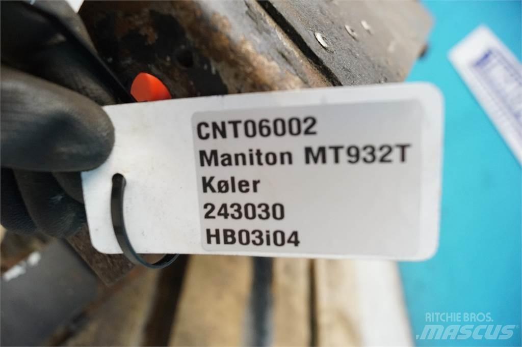 Manitou MT 932T Radiaatorid