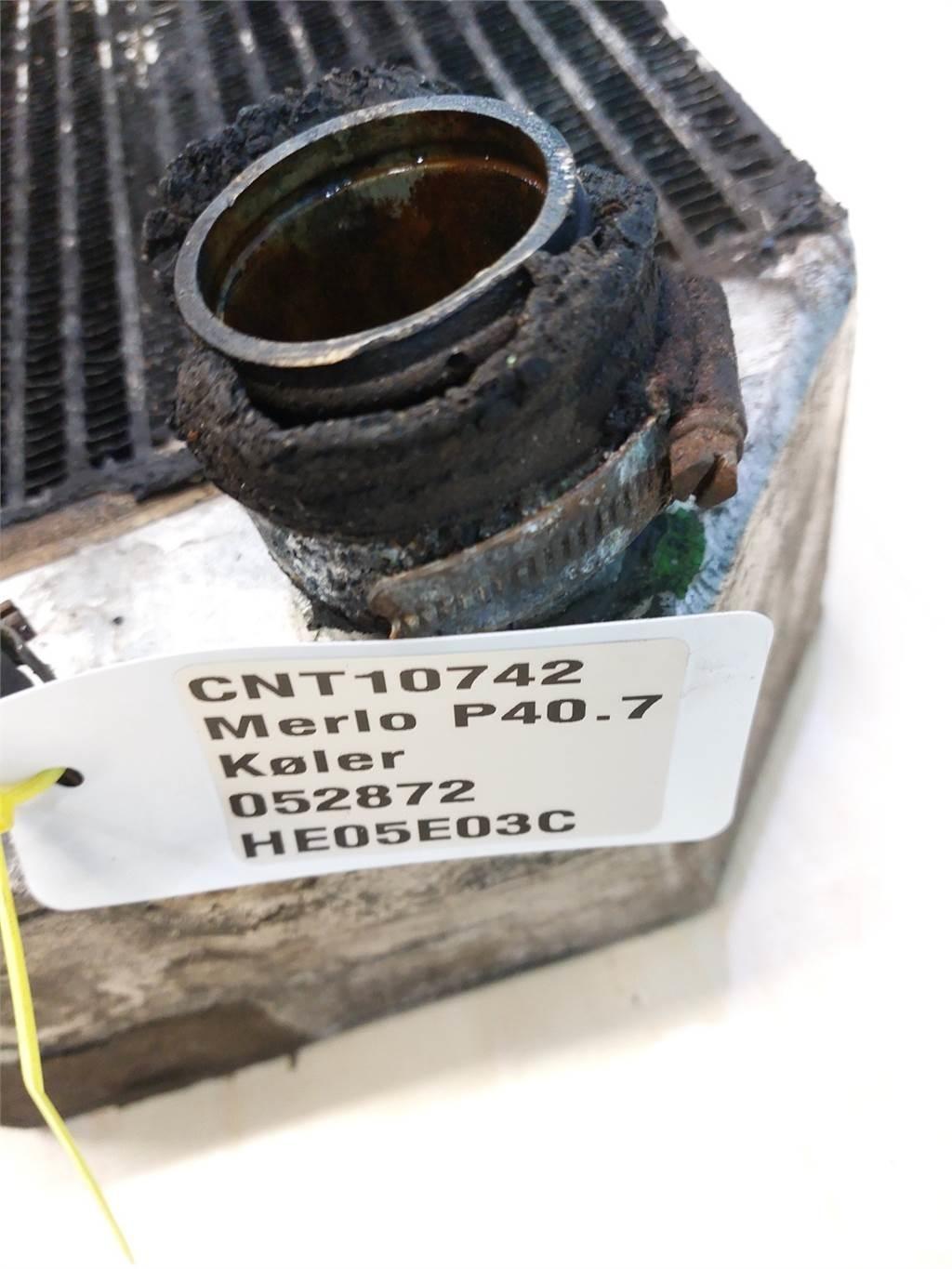 Merlo P40.7 Radiaatorid