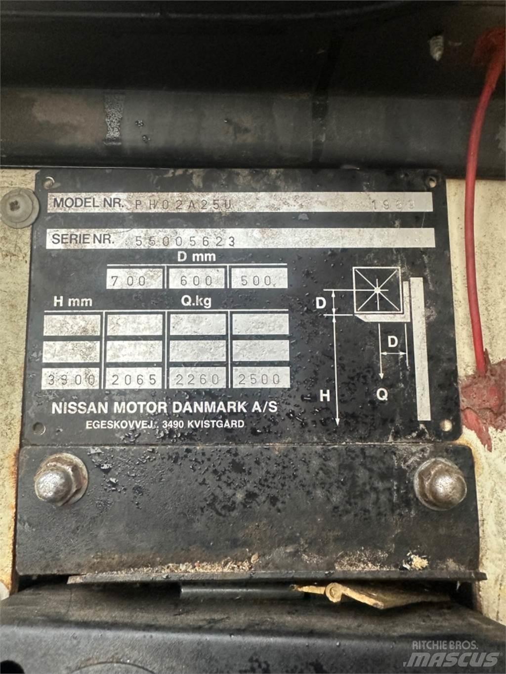 Nissan FG25 Gaasitõstukid