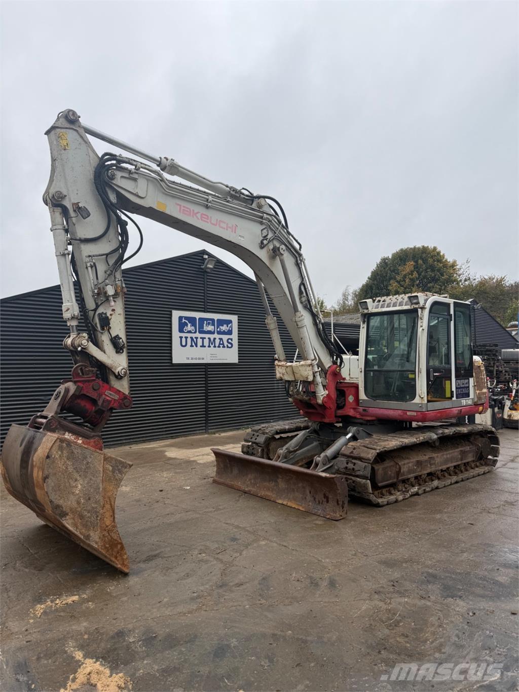 Takeuchi TB1140 Roomikekskavaatorid