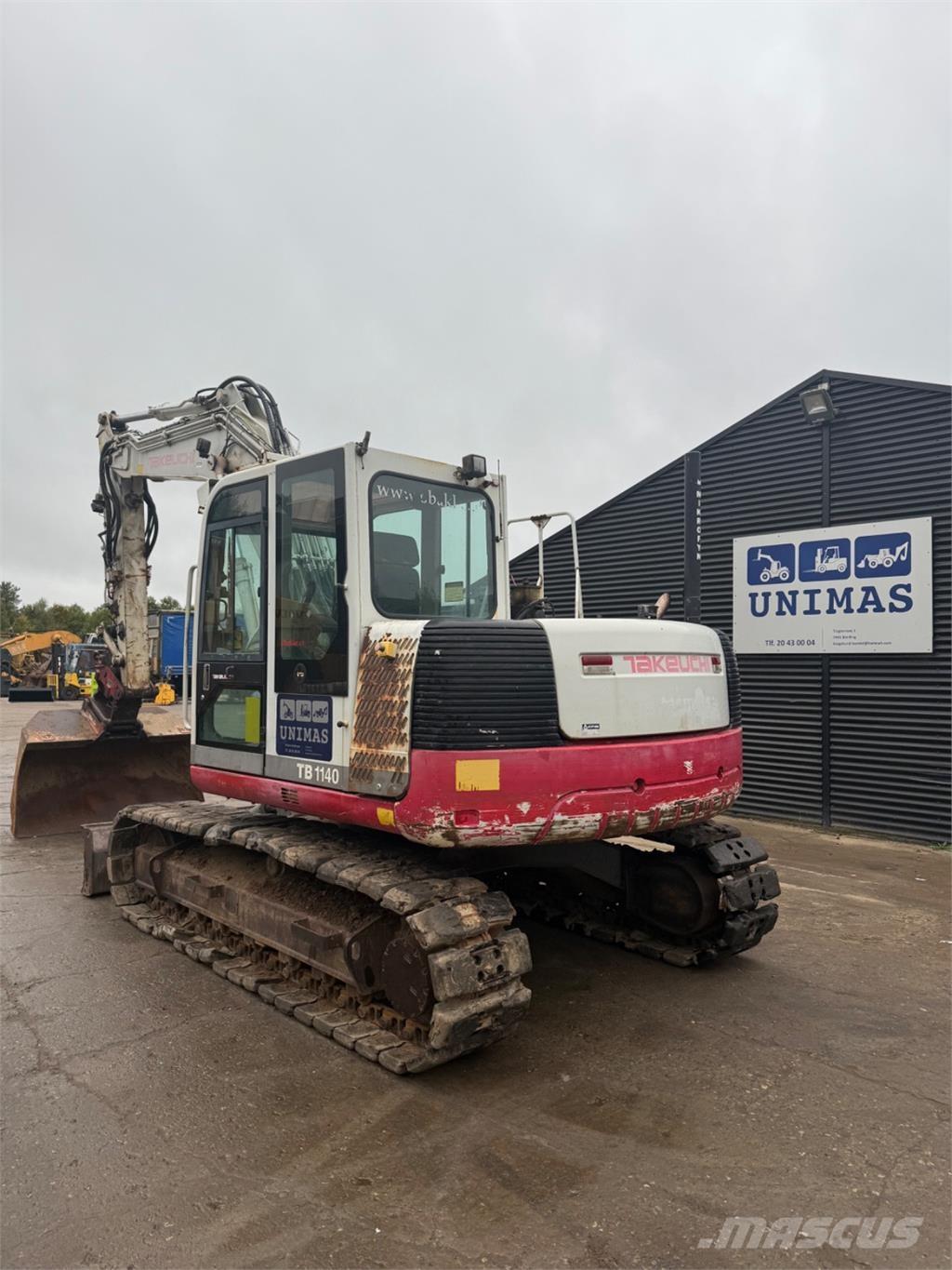 Takeuchi TB1140 Roomikekskavaatorid