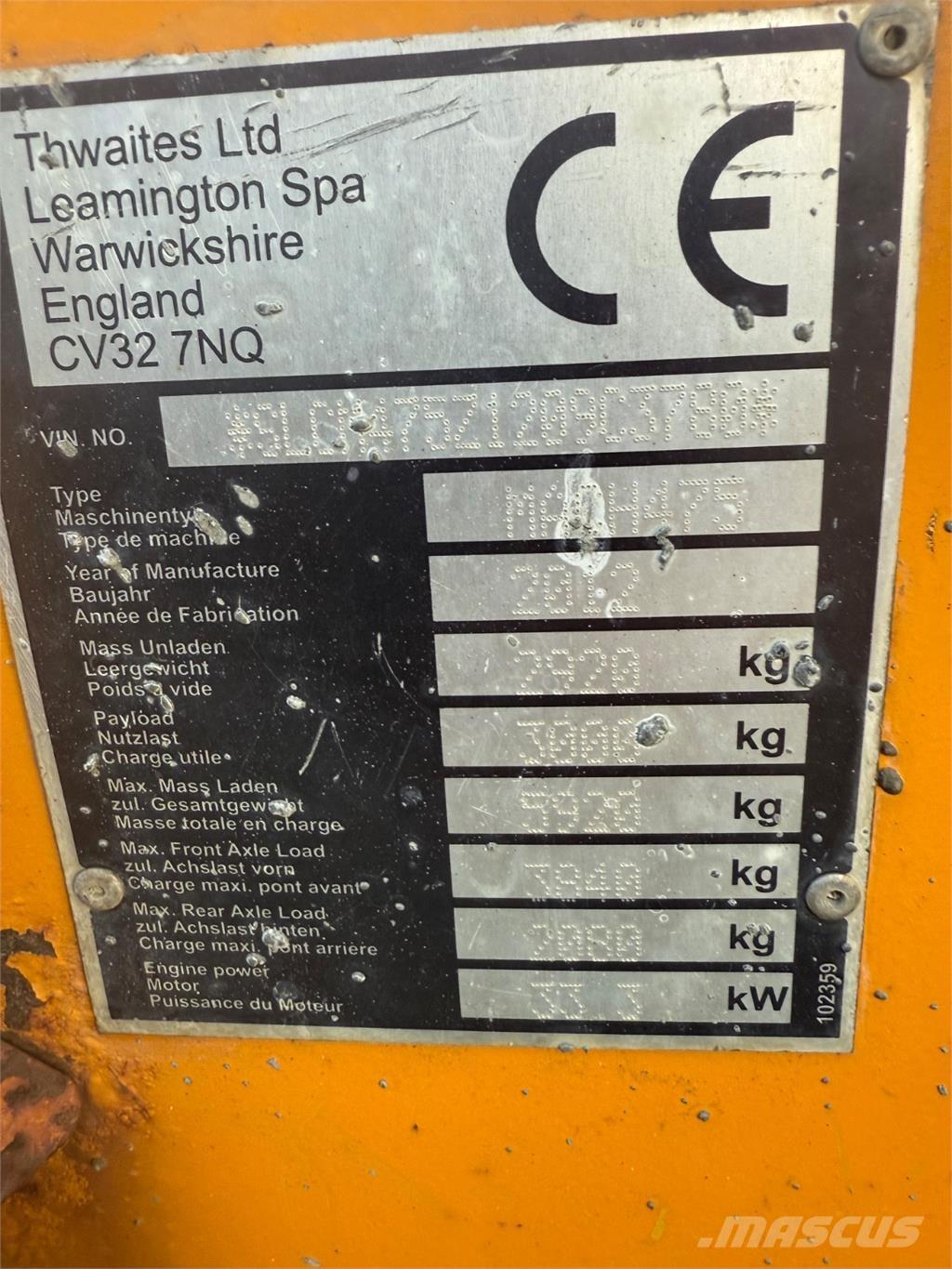 Thwaites 3 tons Väikekallurid