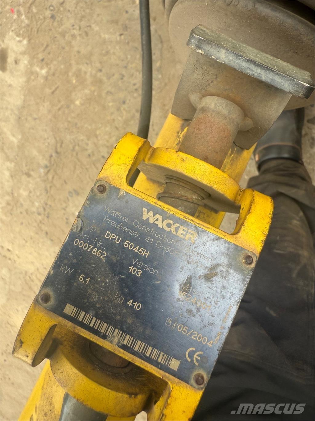 Wacker DPU5045 Vibraatorid