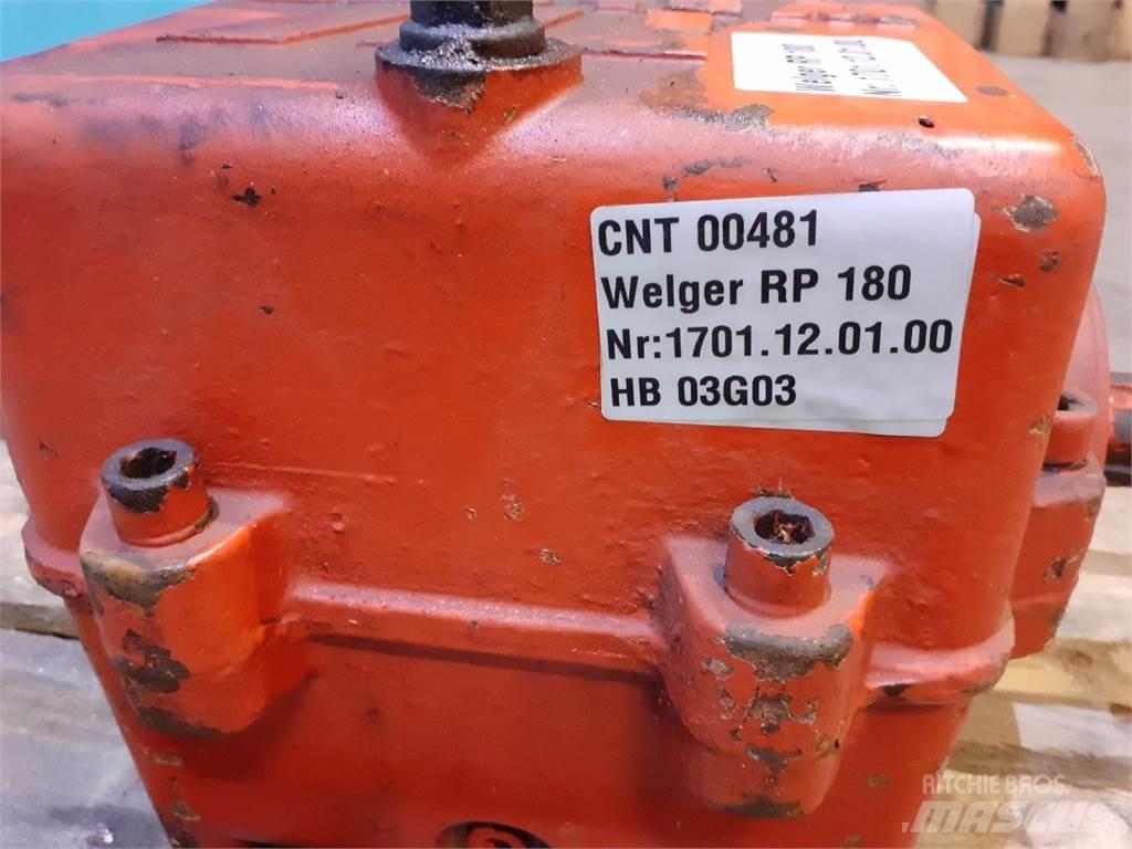 Welger RP 180 Ülekandemehhanism