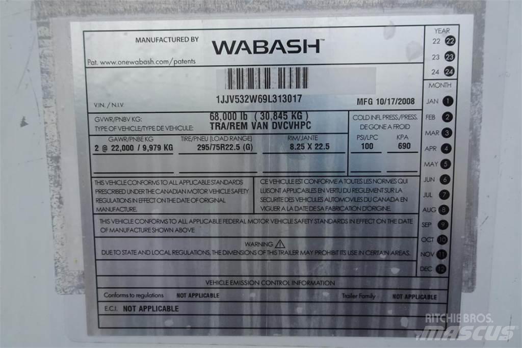 Wabash DVHDHPC Furgoonhaagised