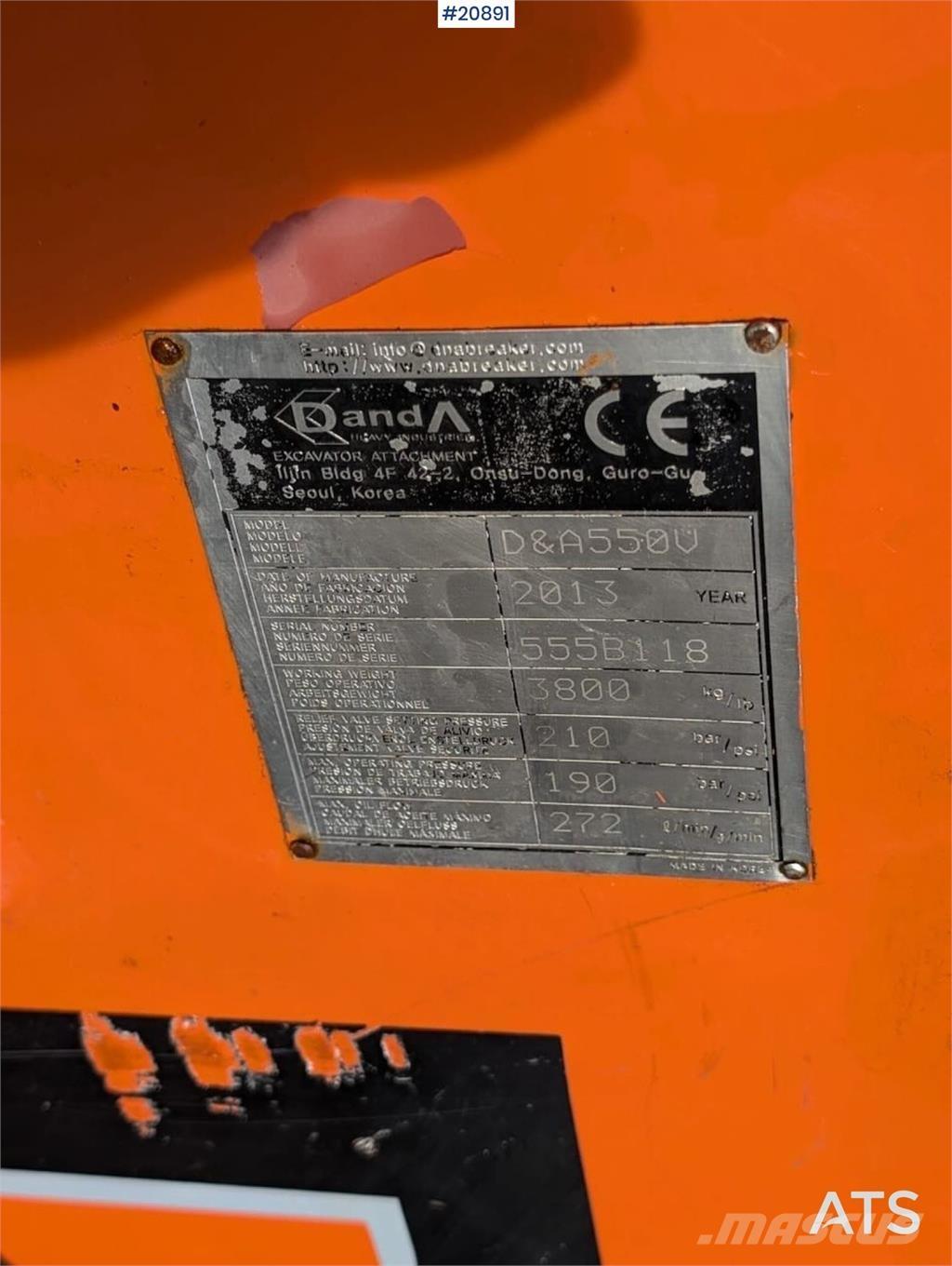  Danda Silence 550V Hüdrohaamrid