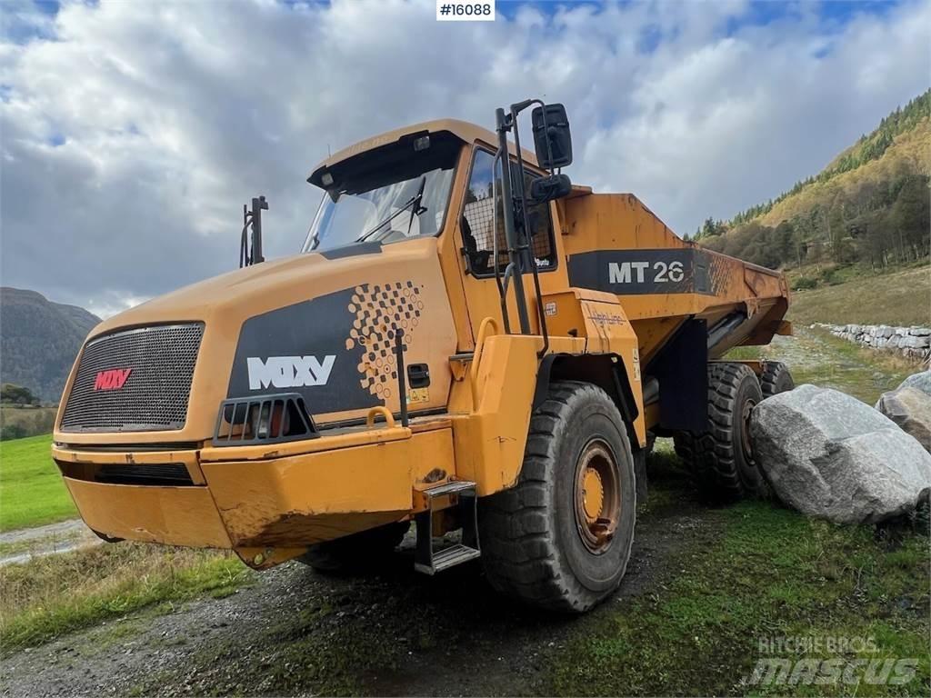 Moxy MT26 dumper. Väikekallurid