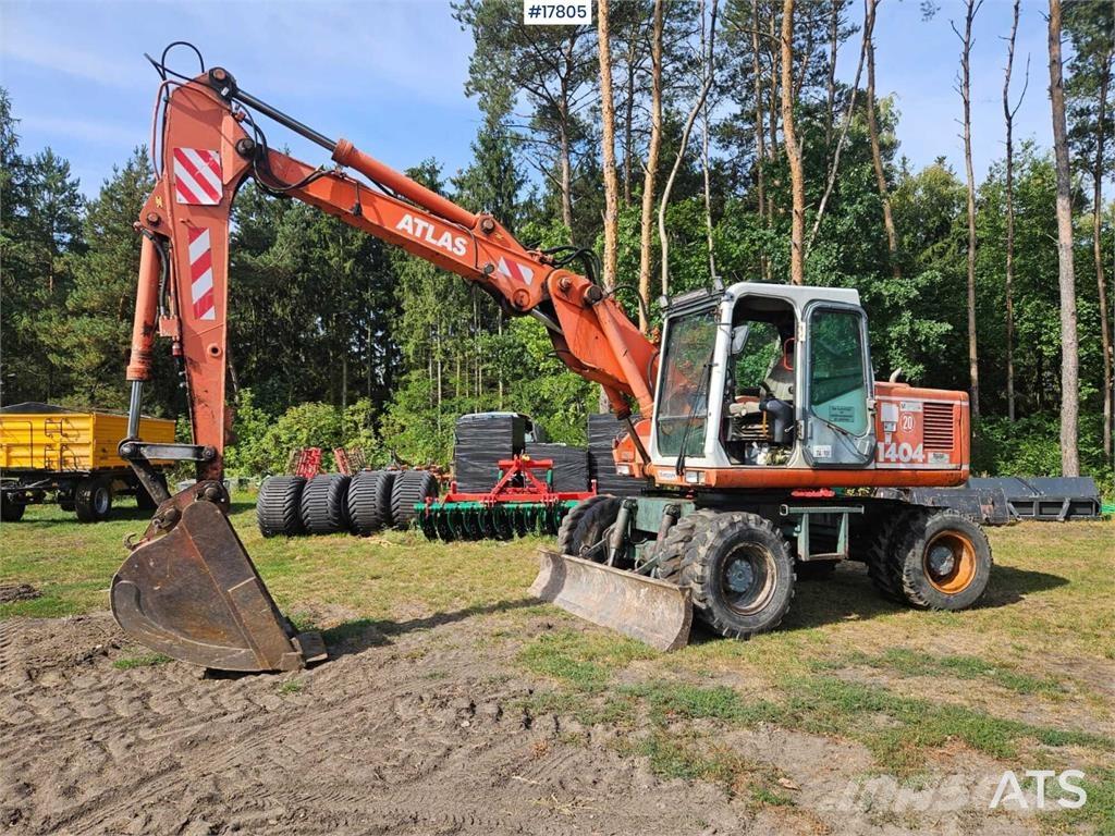 Atlas 1404 Ratasekskavaatorid
