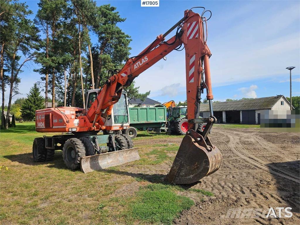 Atlas 1404 Ratasekskavaatorid