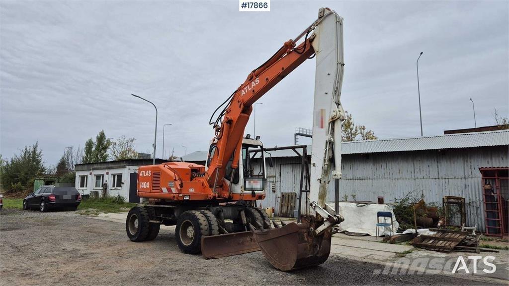 Atlas 1404 Ratasekskavaatorid