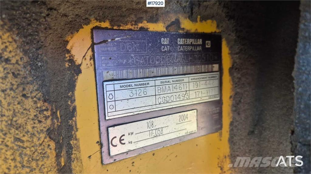 CAT D6D XL Buldooserid