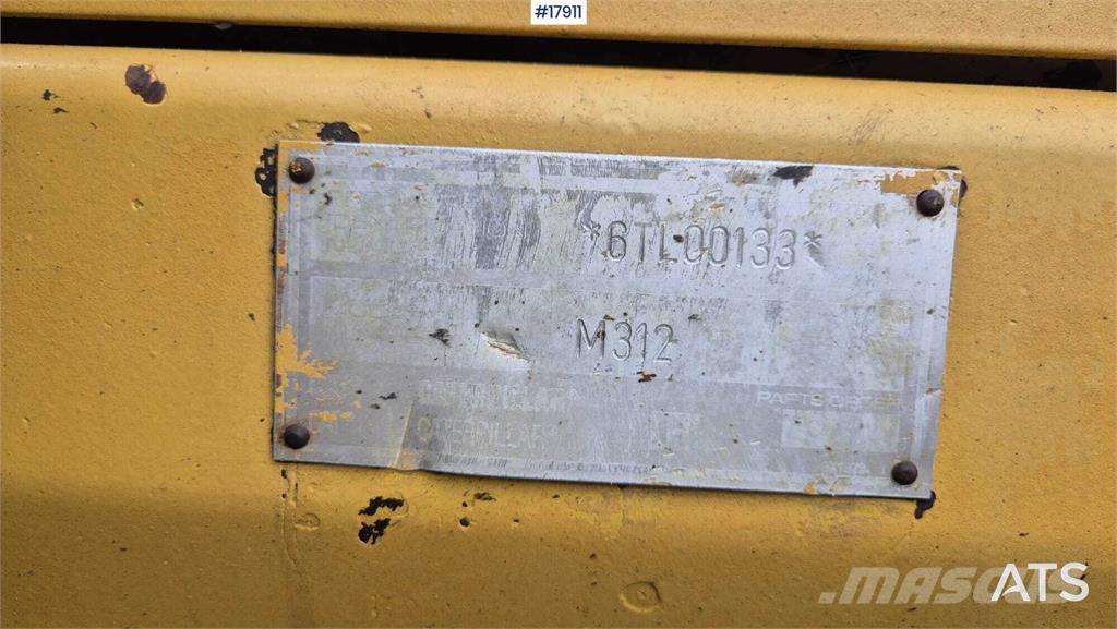 CAT M312 Ratasekskavaatorid