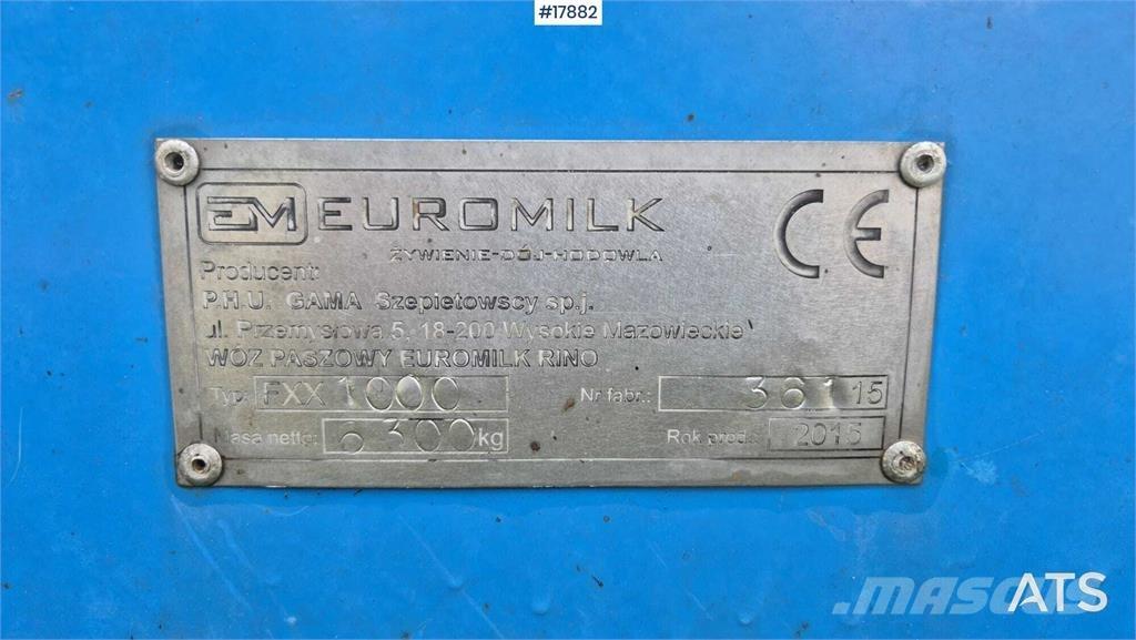 Euro MILK FXX 1000 Loomasööda vagunid