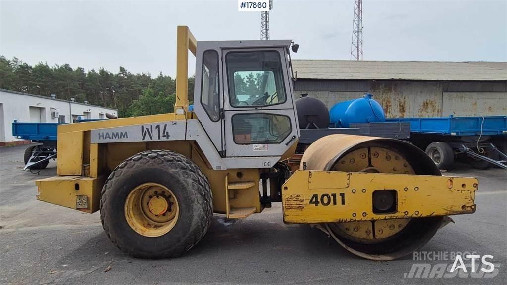 Hamm 4011D Ühe trumliga rullid