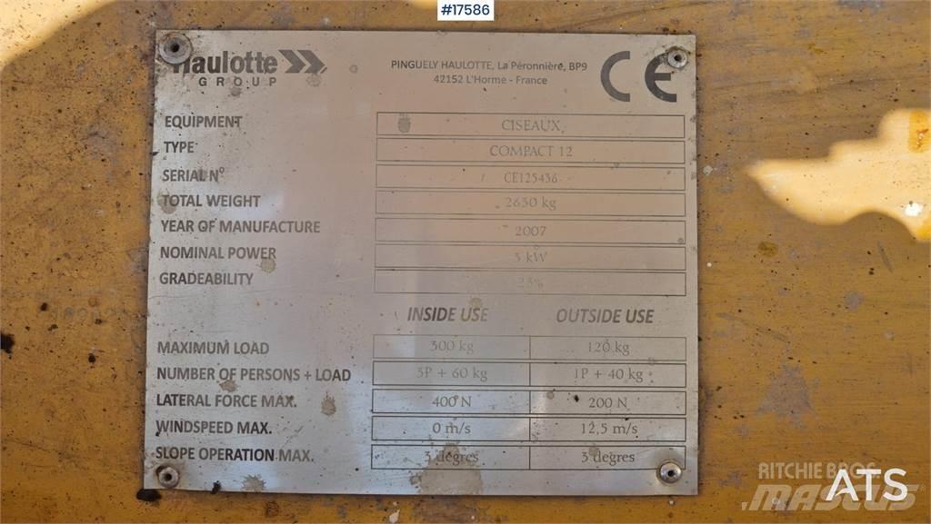 Haulotte Compact 12 Käärtõstukid