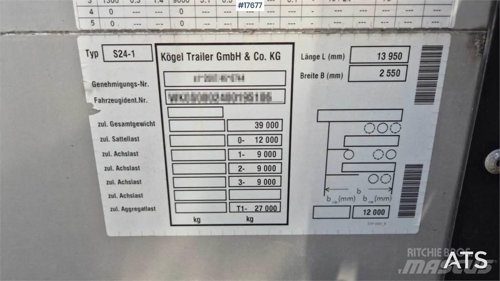 Kögel S-24 Tentpoolhaagised