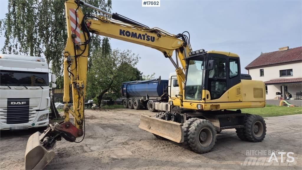 Komatsu PW 160 Ratasekskavaatorid