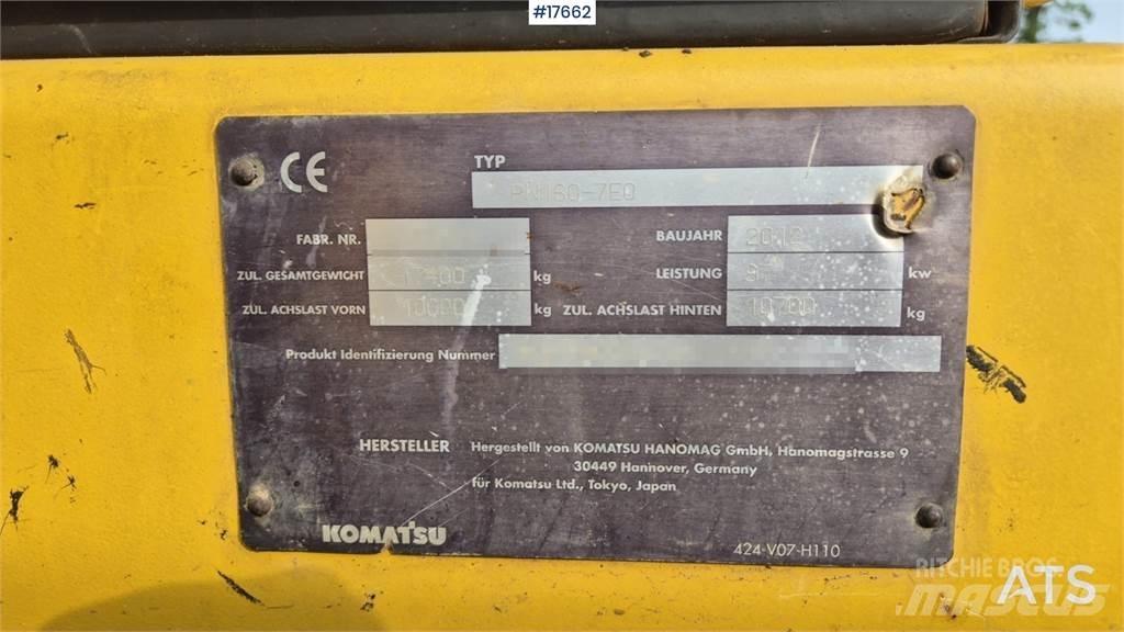 Komatsu PW 160 Ratasekskavaatorid