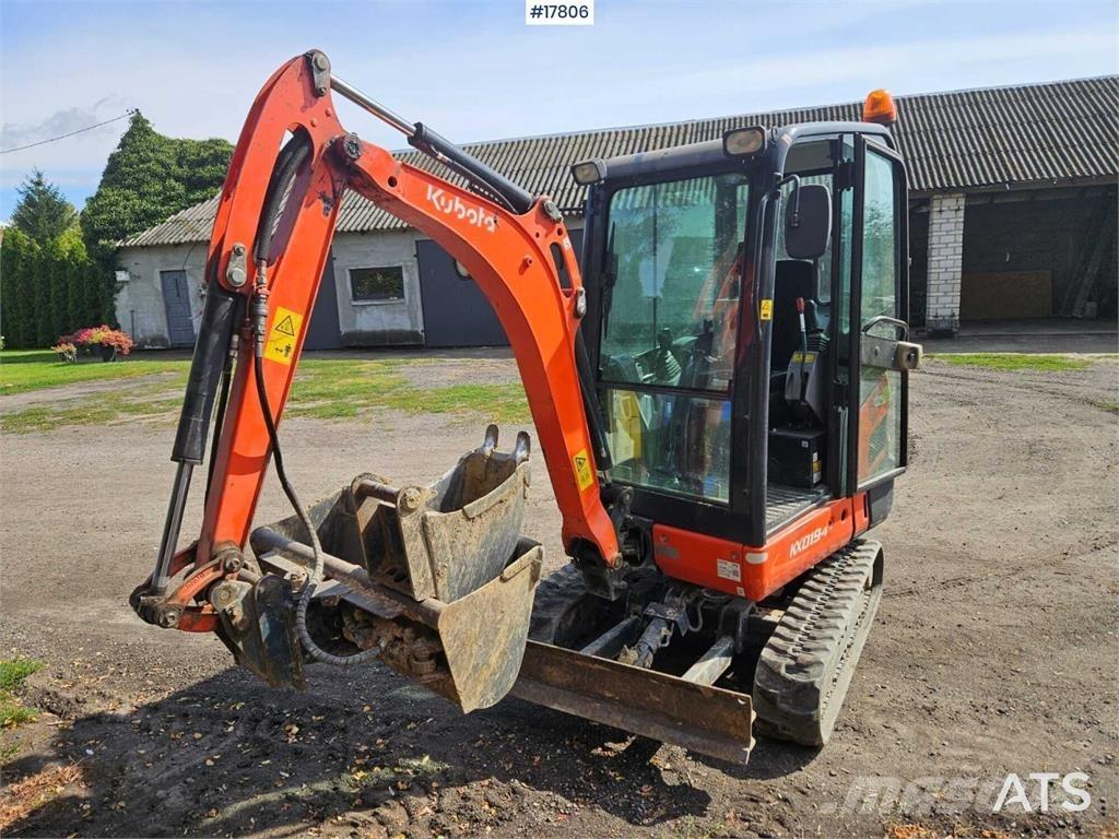 Kubota KX019-4 Miniekskavaatorid < 7 t