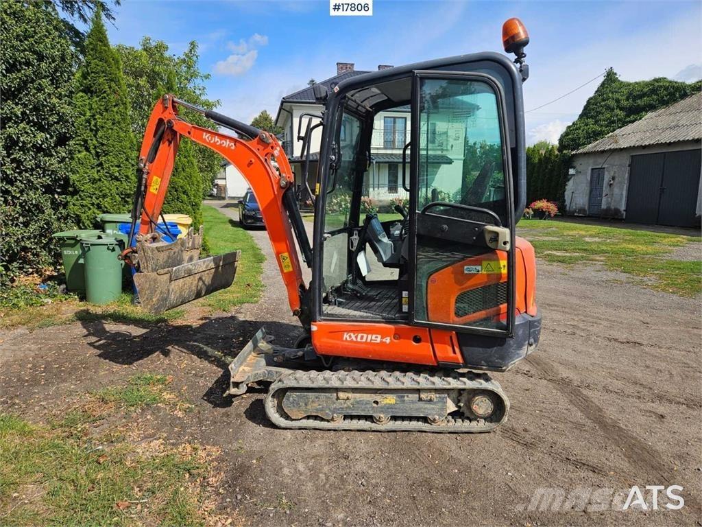 Kubota KX019-4 Miniekskavaatorid < 7 t