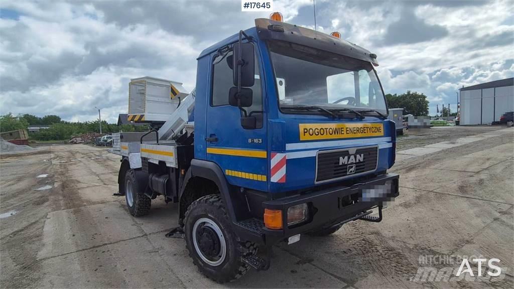 MAN 8.163 Kraanaga veokid
