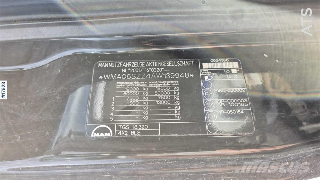 MAN TGS 18.320 Sadulveokid