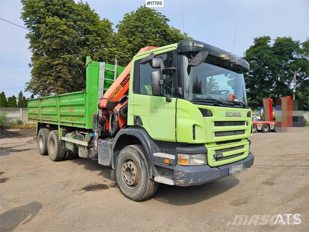 Scania P 340 Kraanaga veokid