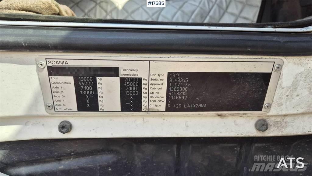 Scania R420 Sadulveokid